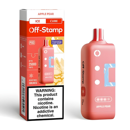 Apple Pear Off Stamp X-Cube Ice Cube | 25K Puffs