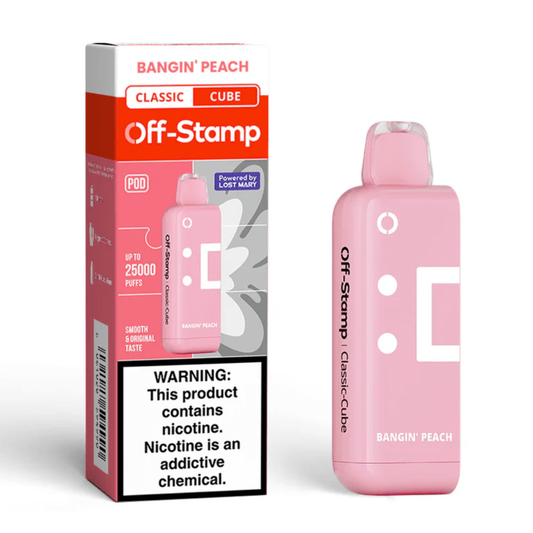 Bangin' Peach Off Stamp X-Cube Classic Cube | 25K Puffs