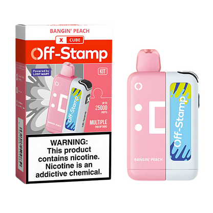 Bangin' Peach Off Stamp X-Cube Classic Kit | 25K Puffs