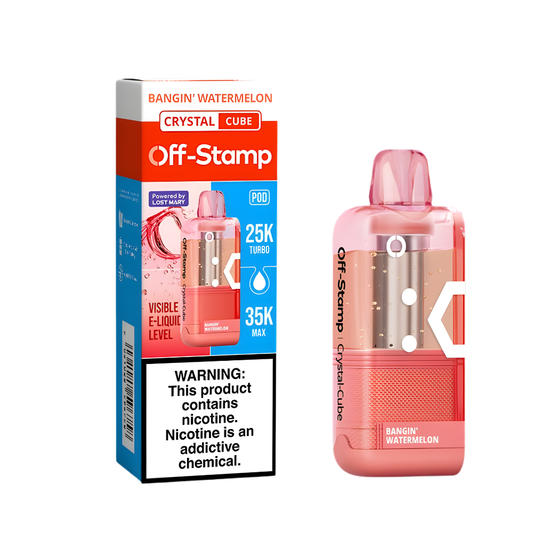 Bangin' Watermelon – Off Stamp X-Cube Crystal Cube | 35K Puffs