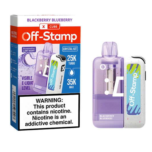 Blackberry Blueberry – Off Stamp X-Cube Crystal Kit | 35K Puffs