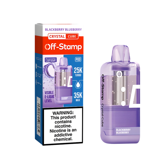 Blackberry Blueberry – Off Stamp X-Cube Crystal Cube | 35K Puffs