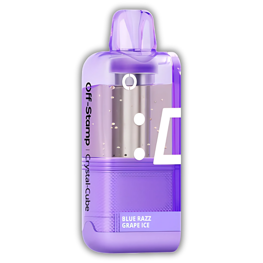 Blue Razz Grape Ice – Off Stamp X-Cube Crystal Cube | 35K Puffs