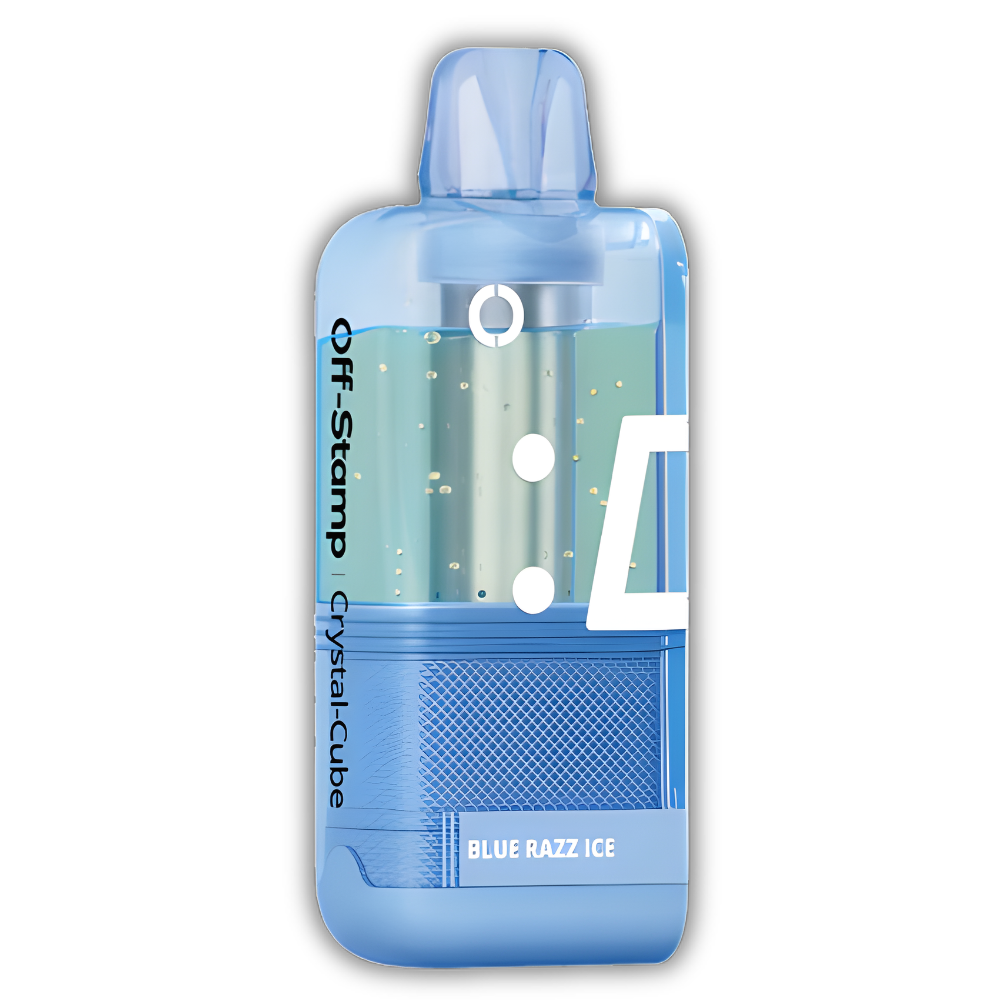 Blue Razz Ice – Off Stamp X-Cube Crystal Cube | 35K Puffs