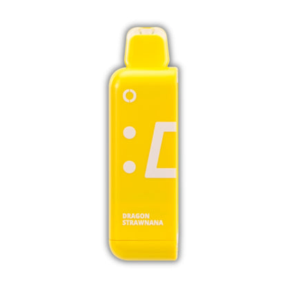 Dragon Strawnana Off Stamp Classic Cube Pod – a bold yellow disposable vape with a delicious mix of dragon fruit, strawberry, and banana flavors. Order yours at AdjustableVapes.com.