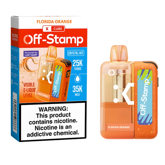 Florida Orange – Off Stamp X-Cube Crystal Kit | 35K Puffs