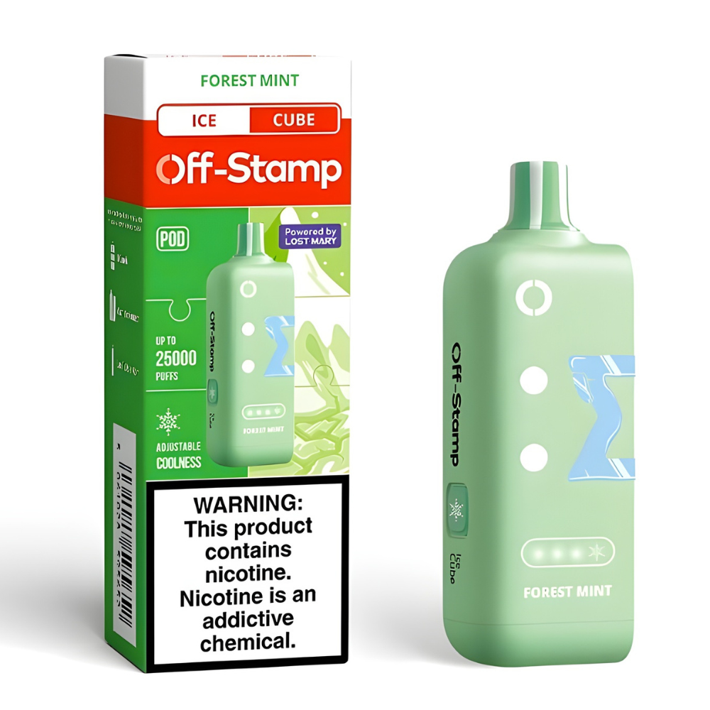 Forest Mint Off Stamp X-Cube Ice Cube | 25K Puffs