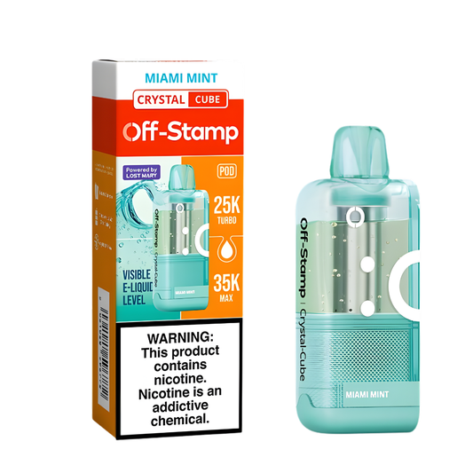 Miami Mint – Off Stamp X-Cube Crystal Cube | 35K Puffs