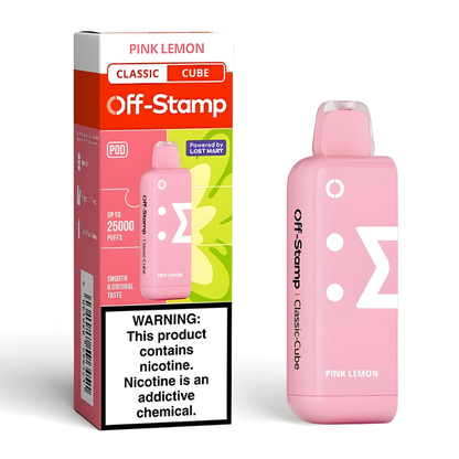 Pink Lemon Off Stamp X-Cube Classic Cube | 25K Puffs
