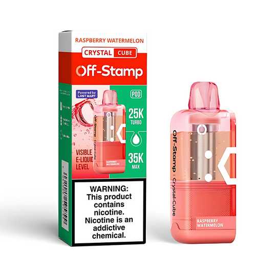Raspberry Watermelon – Off Stamp X-Cube Crystal Cube | 35K Puffs