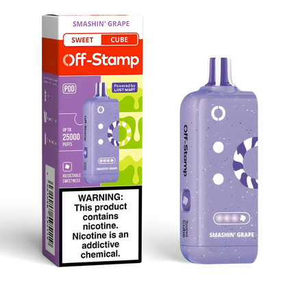 Smashin' Grape Off Stamp X-Cube Sweet Cube | 25K Puffs