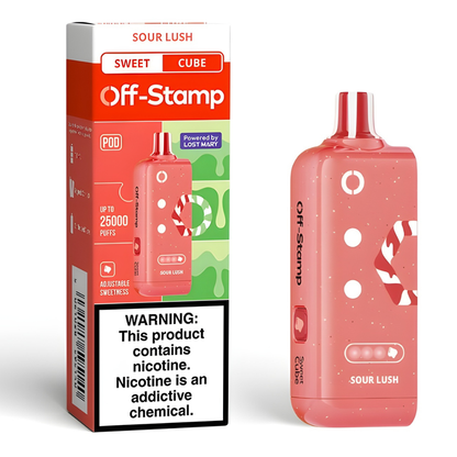 Sour Lush Off Stamp X-Cube Sweet Cube | 25K Puffs