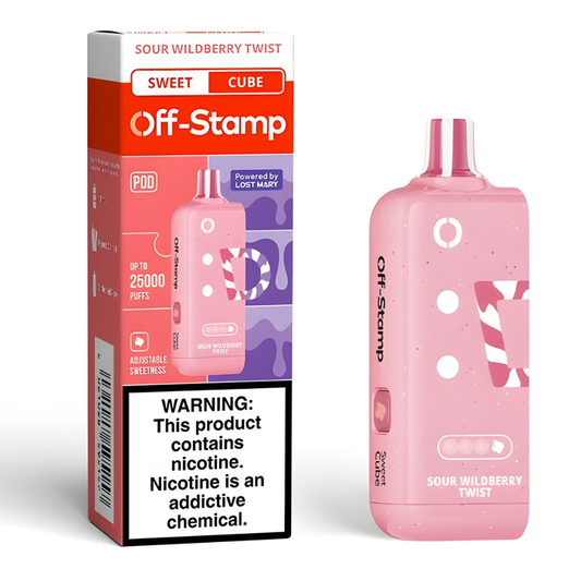 Sour Wildberry Twist Off Stamp X-Cube Sweet Cube | 25K Puffs