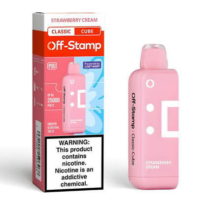 Strawberry Cream Off Stamp X-Cube Classic Cube | 25K Puffs