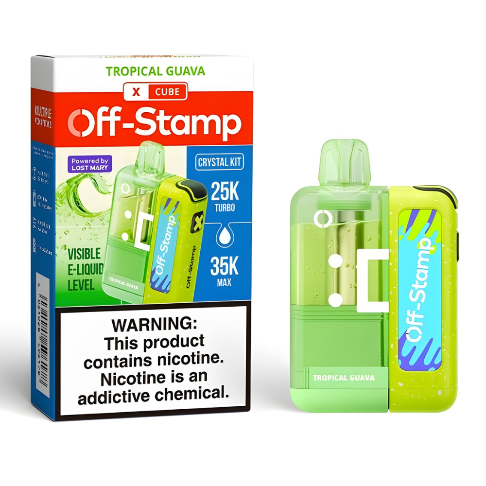 Tropical Guava – Off Stamp X-Cube Crystal Kit | 35K Puffs