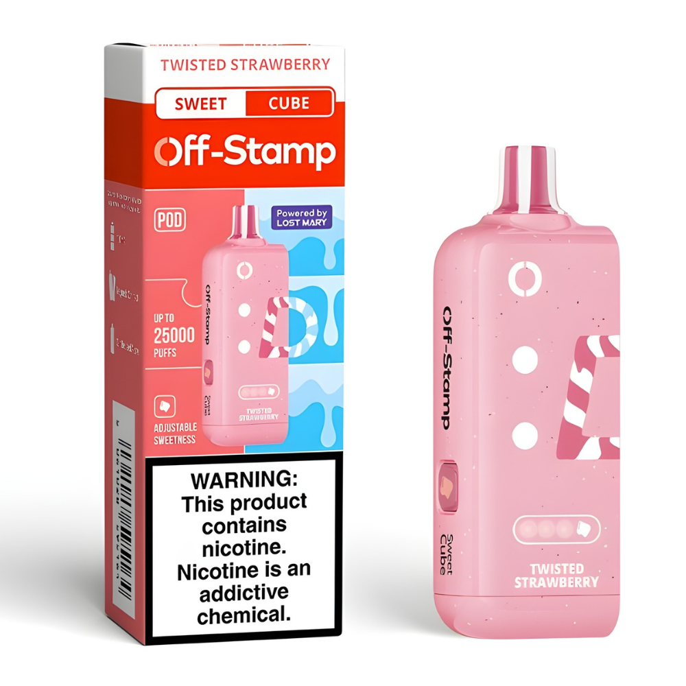 Twisted Strawberry Off Stamp X-Cube Sweet Cube | 25K Puffs