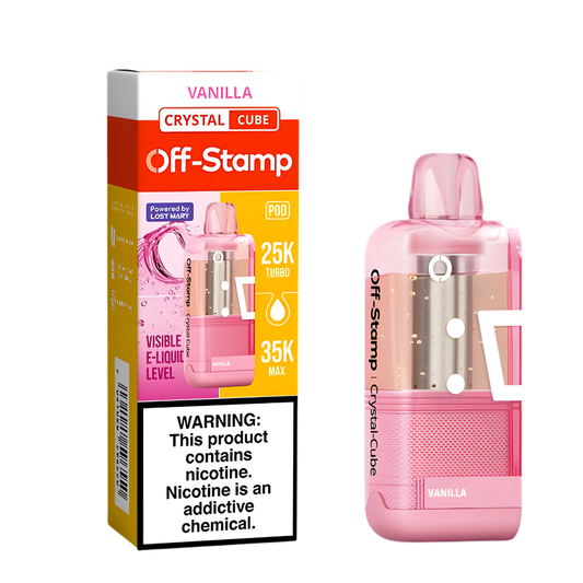 Vanilla – Off Stamp X-Cube Crystal Cube | 35K Puffs