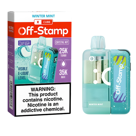 Winter Mint – Off Stamp X-Cube Crystal Kit | 35K Puffs